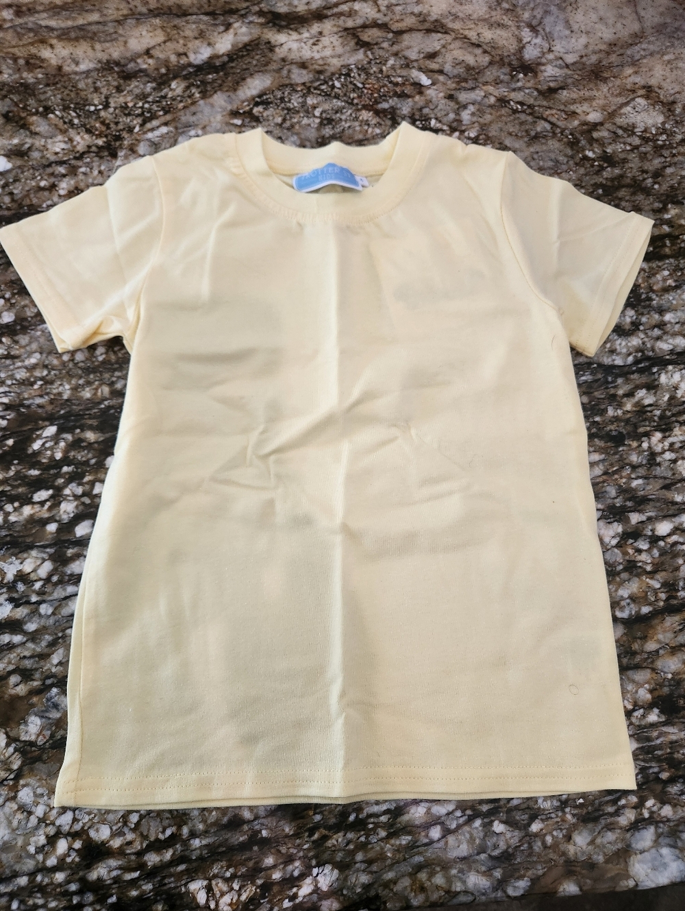 Everyday Kids Short Sleeve Tee - Pale Yellow